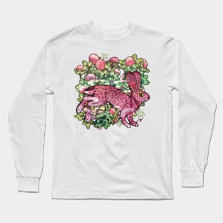 Red Clover Hare Long Sleeve T-Shirt